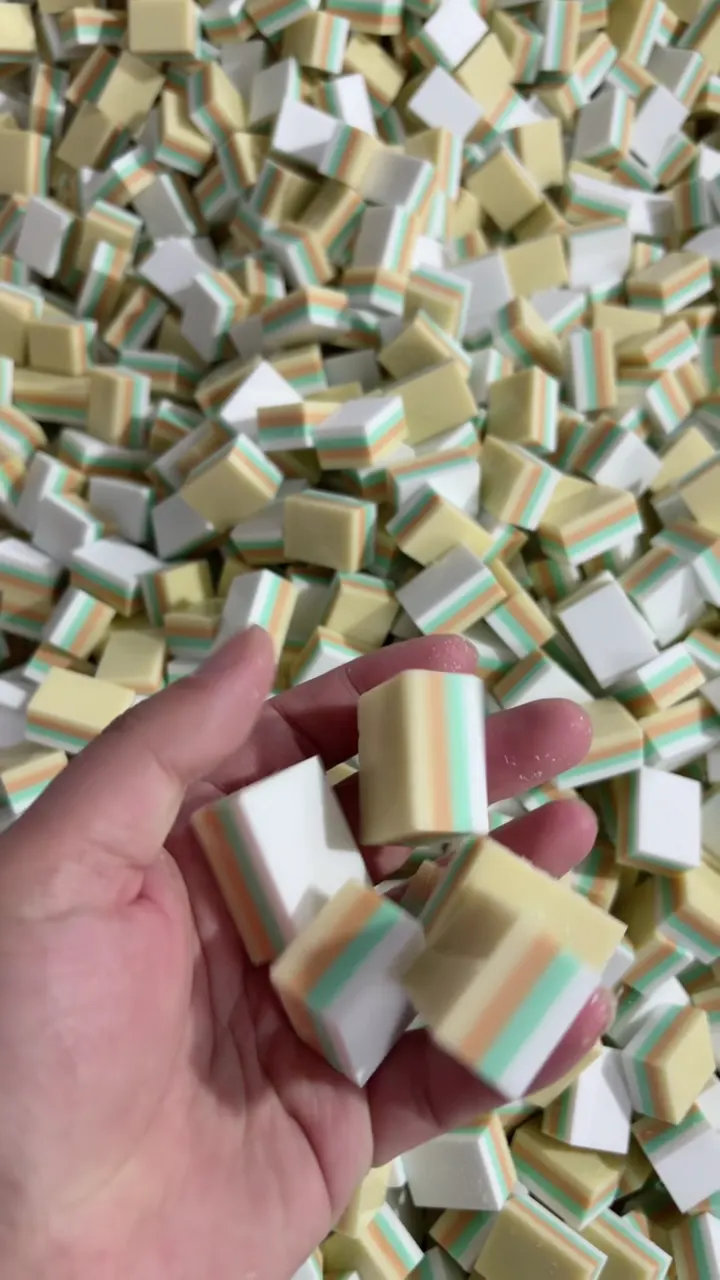 Ivory Yellow 4-Layer Acrylic Mahjong Tile Blanks material reference