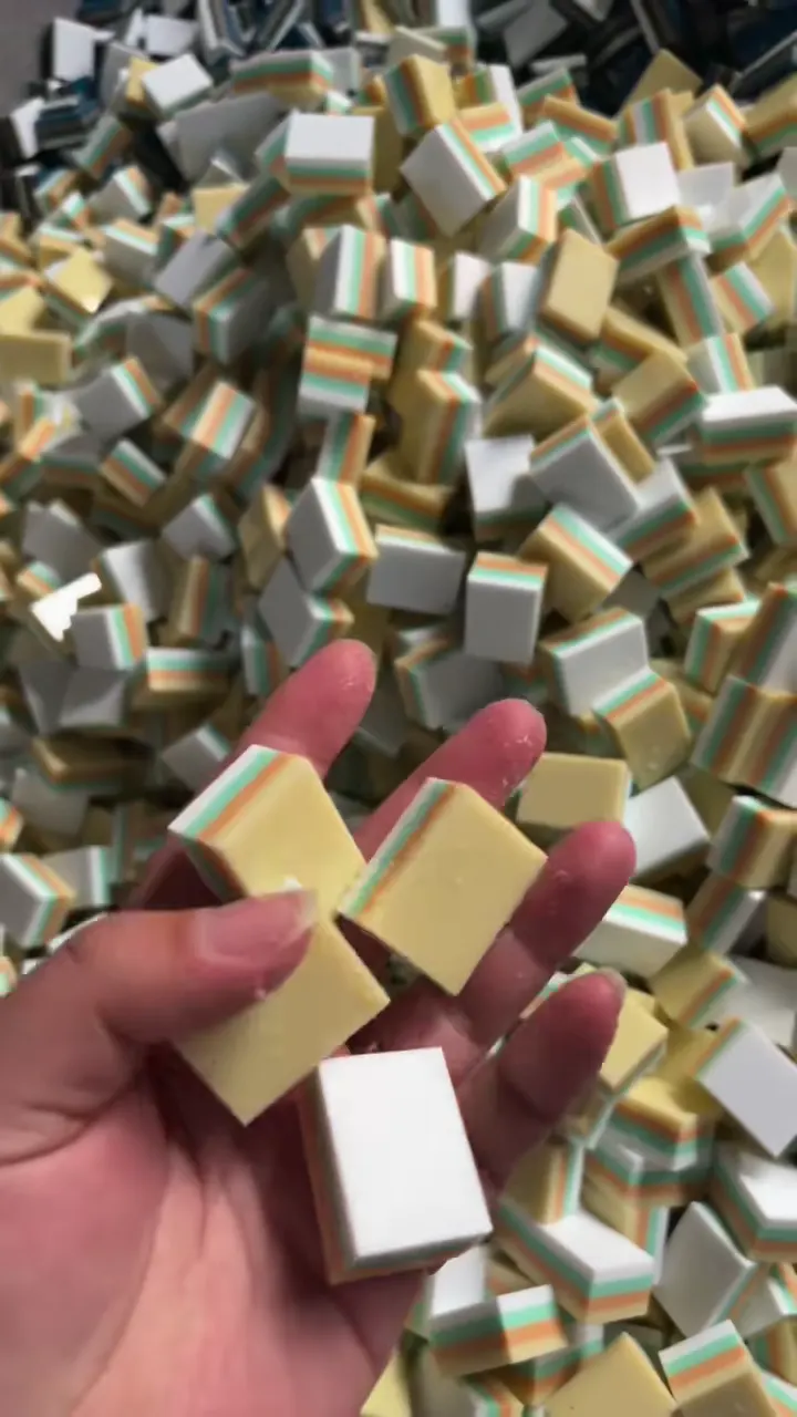Yellow 4-Layer Acrylic Mahjong Tile Blanks material reference