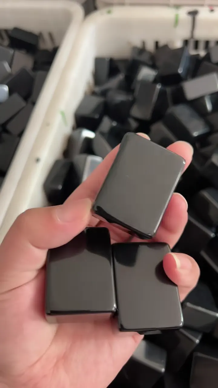 Black Mahjong Tile Blanks material reference